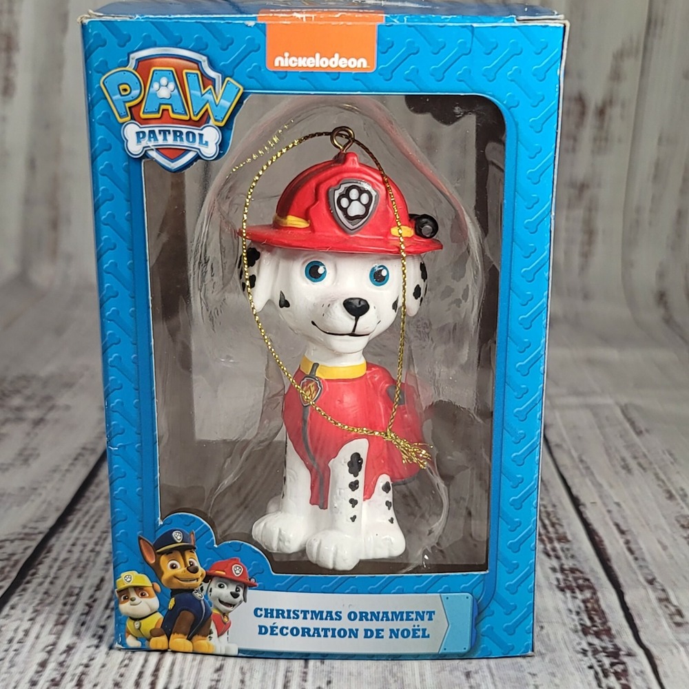 Nickelodeon Paw Patrol‎ Marshall Fire Dog Dalmatian Christmas Tree Ornament